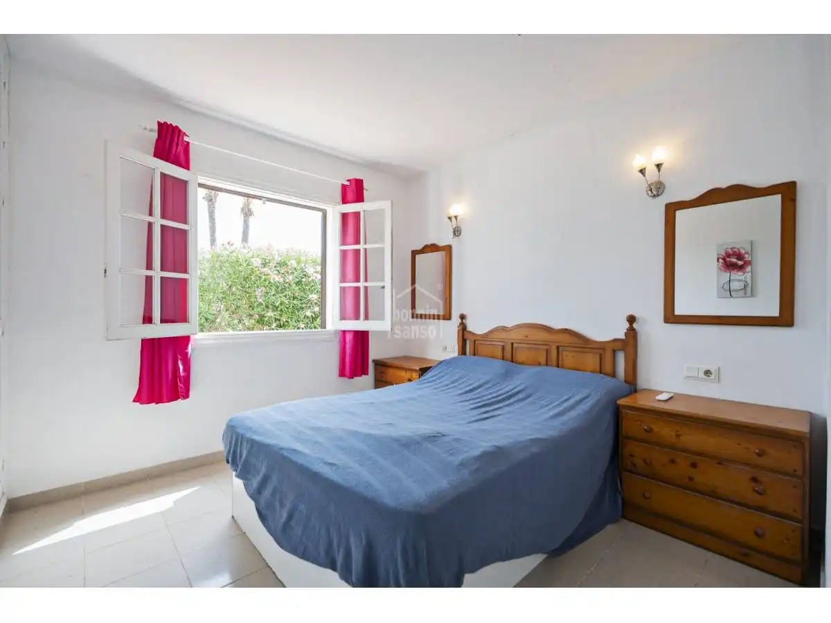 Dormitori de Apartament en venda en Ciutadella de Menorca amb Calefacció, Jardí privat i Terrassa