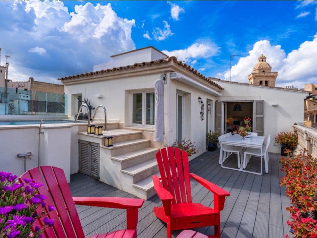 Terrace of Houses for sale in  Palma de Mallorca  with Air Conditioner, Terrace and Swimming Pool