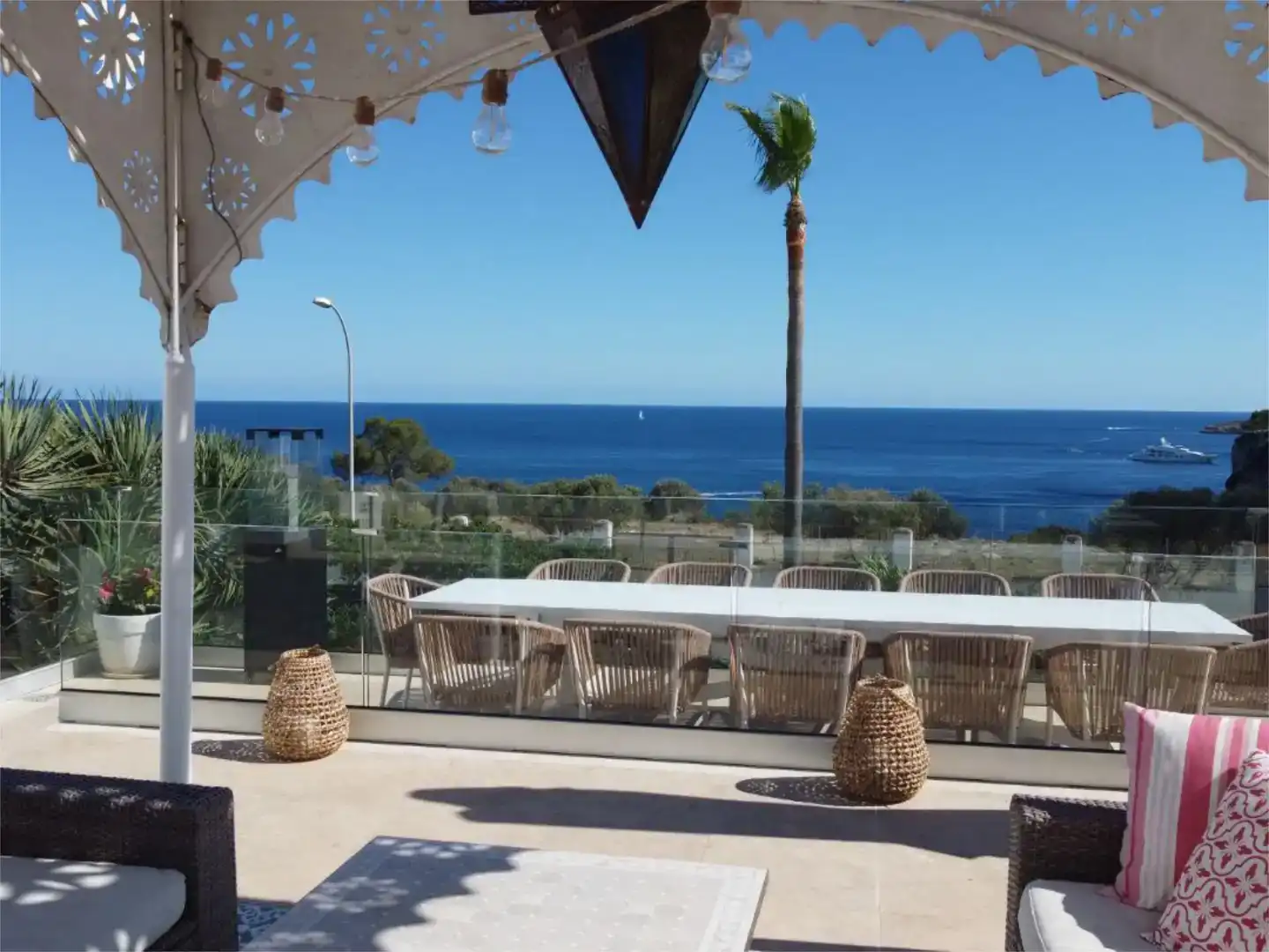Terraza de Casa o chalet en venta en Calvià con Aire acondicionado, Jardín privado y Piscina