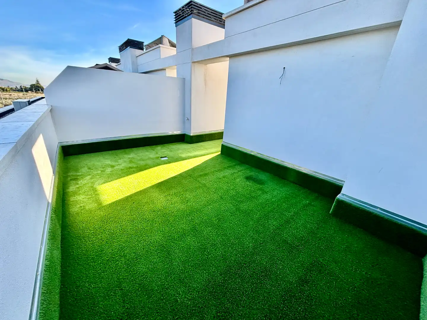 Terrassa de Casa adosada en venda en Mutxamel amb Aire condicionat, Calefacció i Jardí privat
