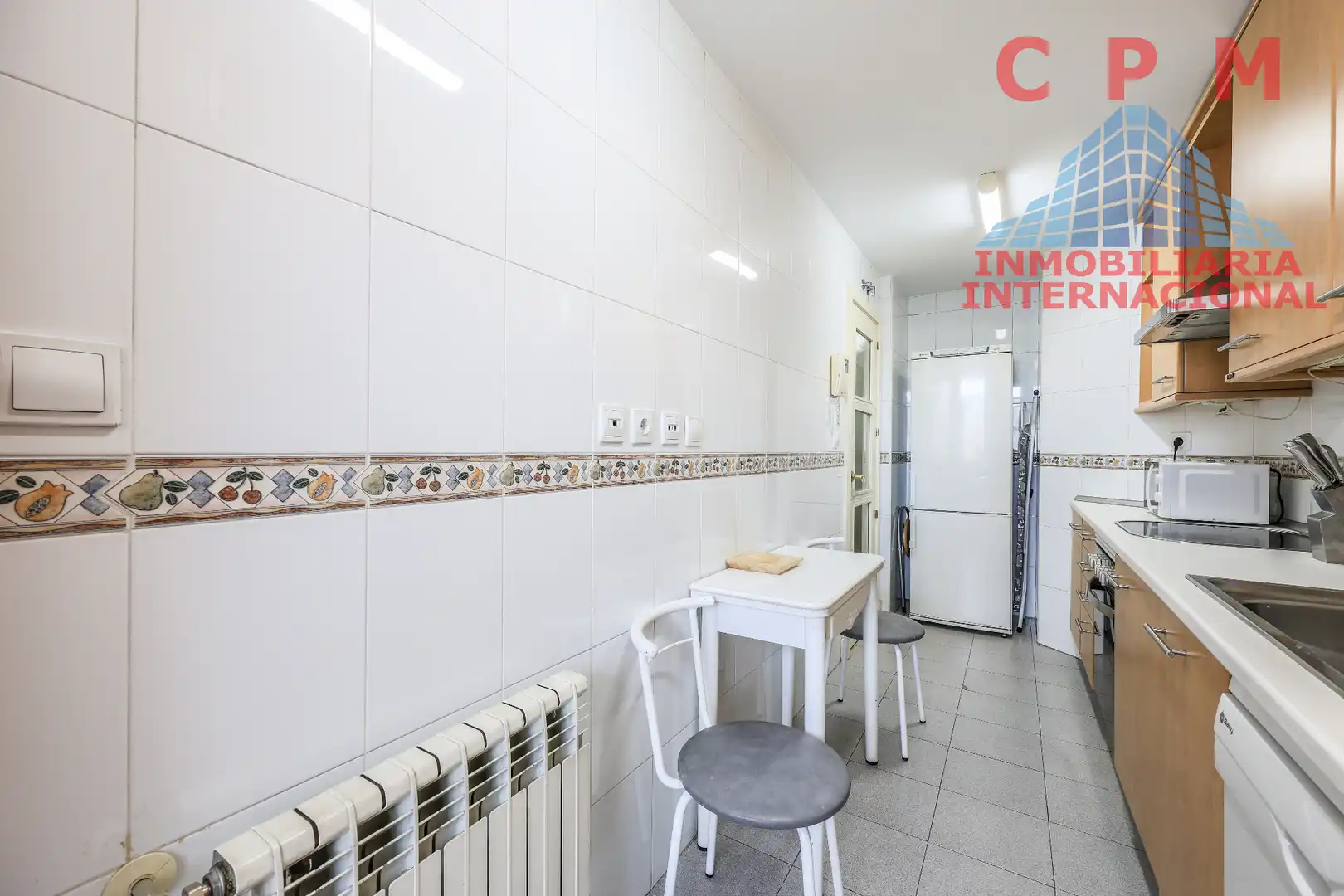 Küche von Wohnung zur Miete in Madrid mit Klimaanlage, Heizung und Parkett