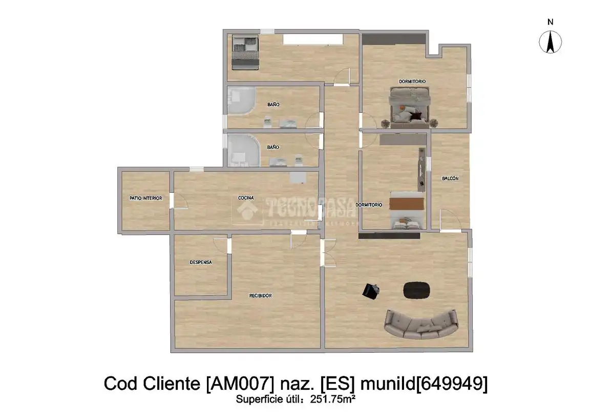 Flat for sale in Almería