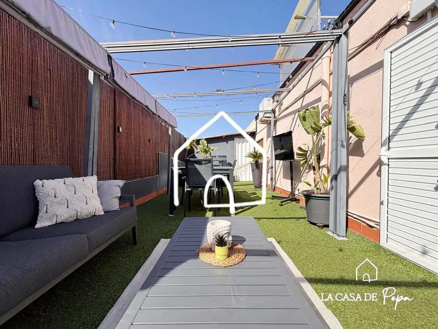 Terrasse von Dachboden zum Verkauf in Viladecans mit Klimaanlage, Heizung und Parkett