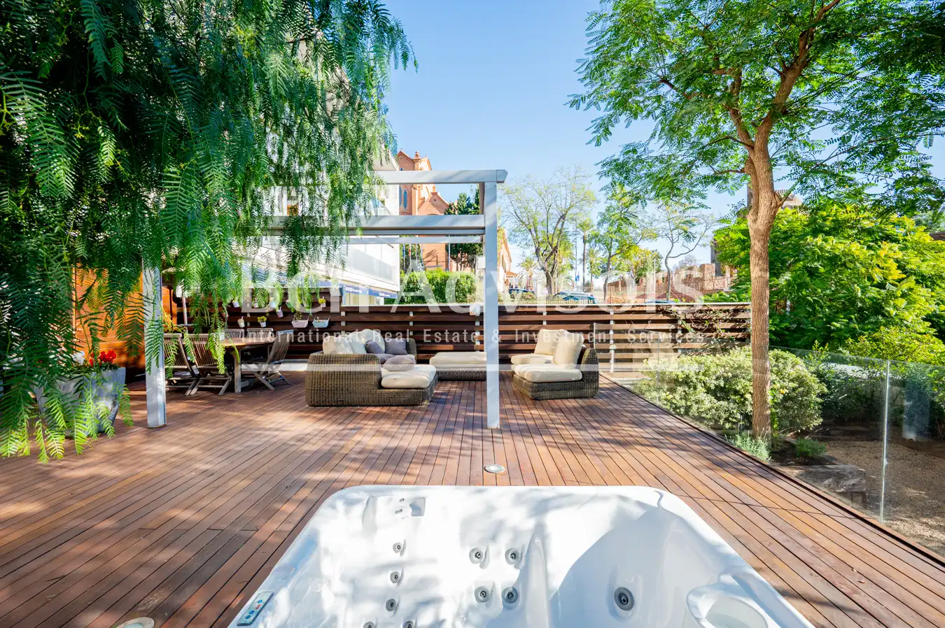Terraza de Casa o chalet en venta en Barcelona con Aire acondicionado, Calefacción y Jardín privado