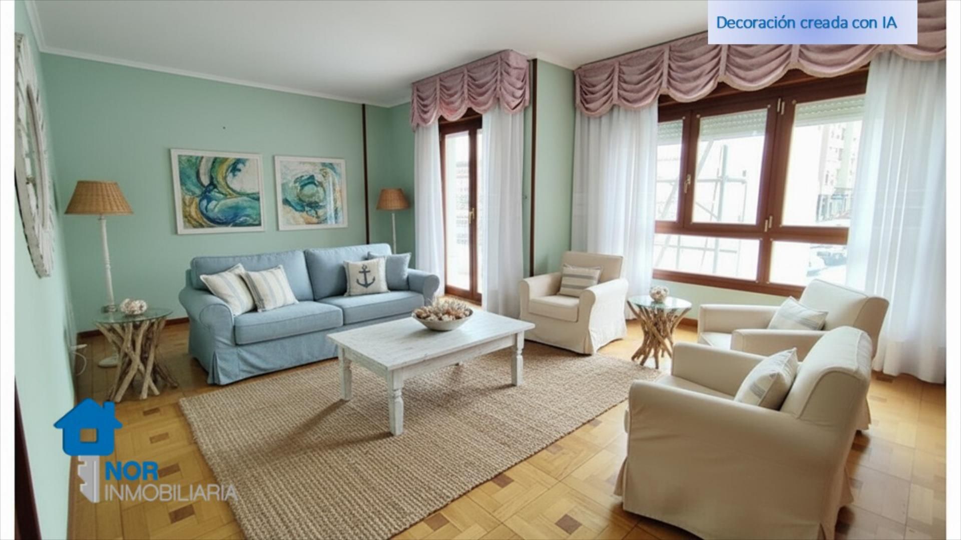 Living room of Flat for sale in Castro-Urdiales  with Terrace