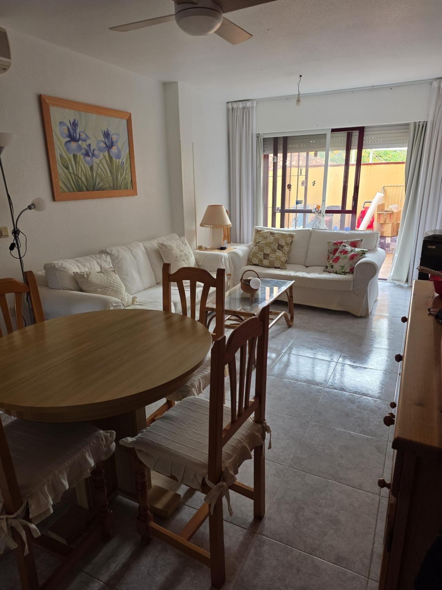 Living room of Flat for sale in San Javier  with Air Conditioner, Private garden and Terrace
