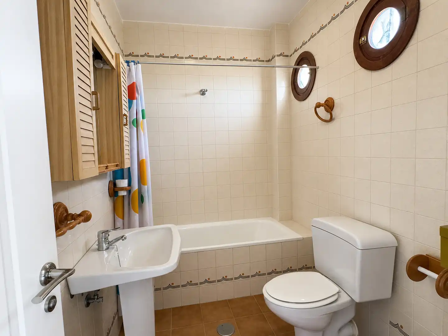 Badezimmer von Haus oder Chalet zur Miete in Almería mit Privatgarten, Terrasse und Schwimmbad