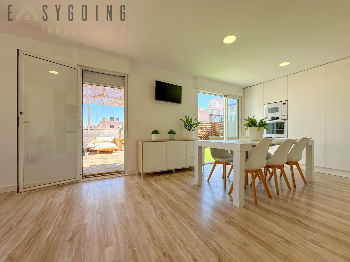 Cocina de Ático en venta en Elche / Elx con Aire acondicionado, Terraza y Amueblado
