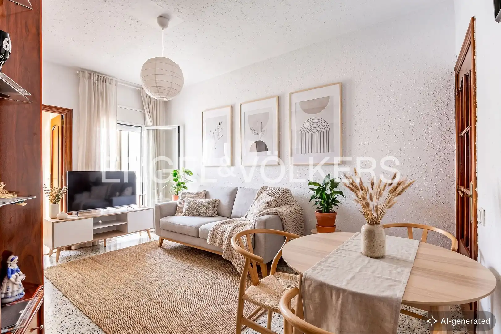 Sala de estar de Piso en venta en Barcelona con Aire acondicionado, Calefacción y Balcón