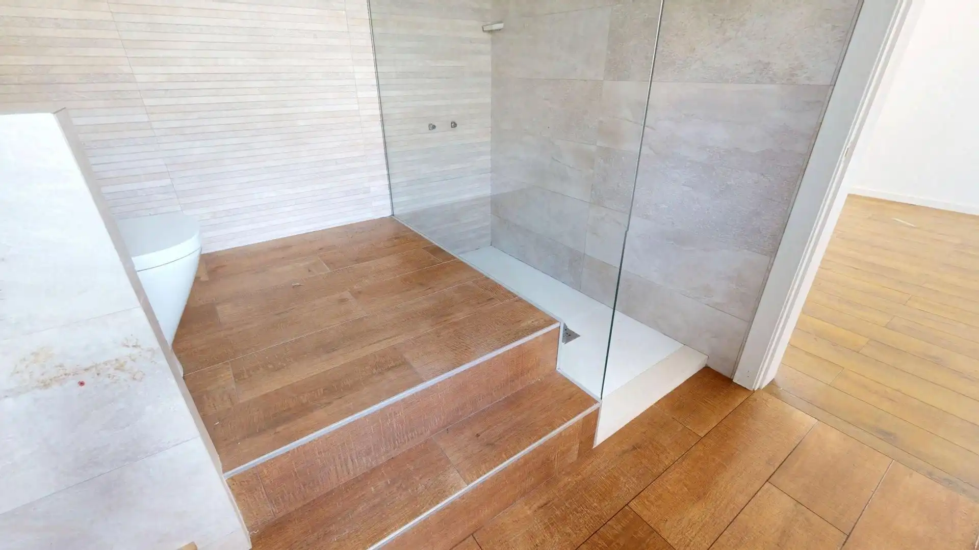Badezimmer von Haus oder Chalet zum Verkauf in Cabrera de Mar mit Heizung, Privatgarten und Terrasse