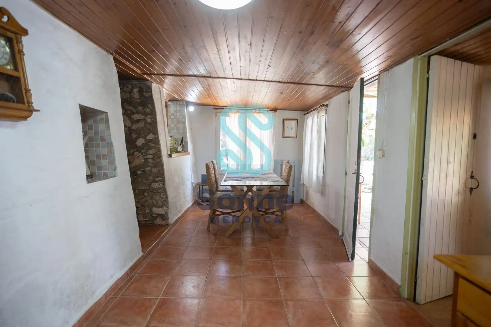 Menjador de Casa o xalet en venda en Ferreries amb Jardí privat, Terrassa i Piscina