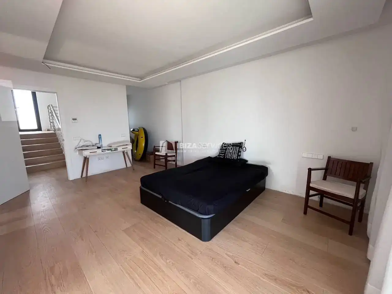 Dormitori de Casa o xalet en venda en Santa Eulària des Riu amb Aire condicionat, Jardí privat i Piscina