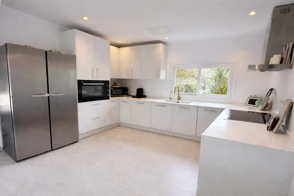 Cocina de Apartamento en venta en Calvià con Aire acondicionado, Jardín privado y Terraza
