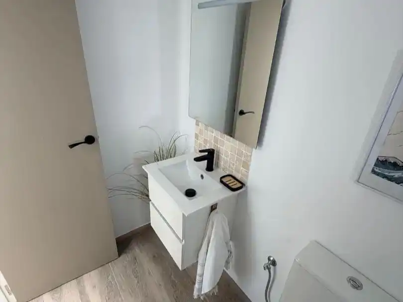 Badezimmer von Maisonette zum Verkauf in Mojácar mit Klimaanlage, Schwimmbad und Balkon