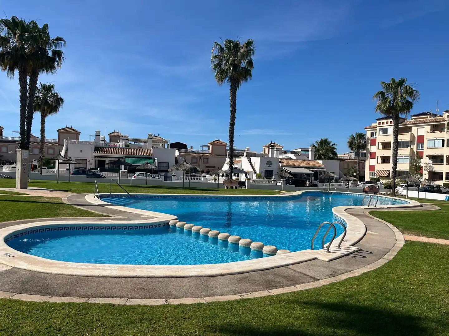 Swimming pool of Apartments for sale in Orihuela Costa