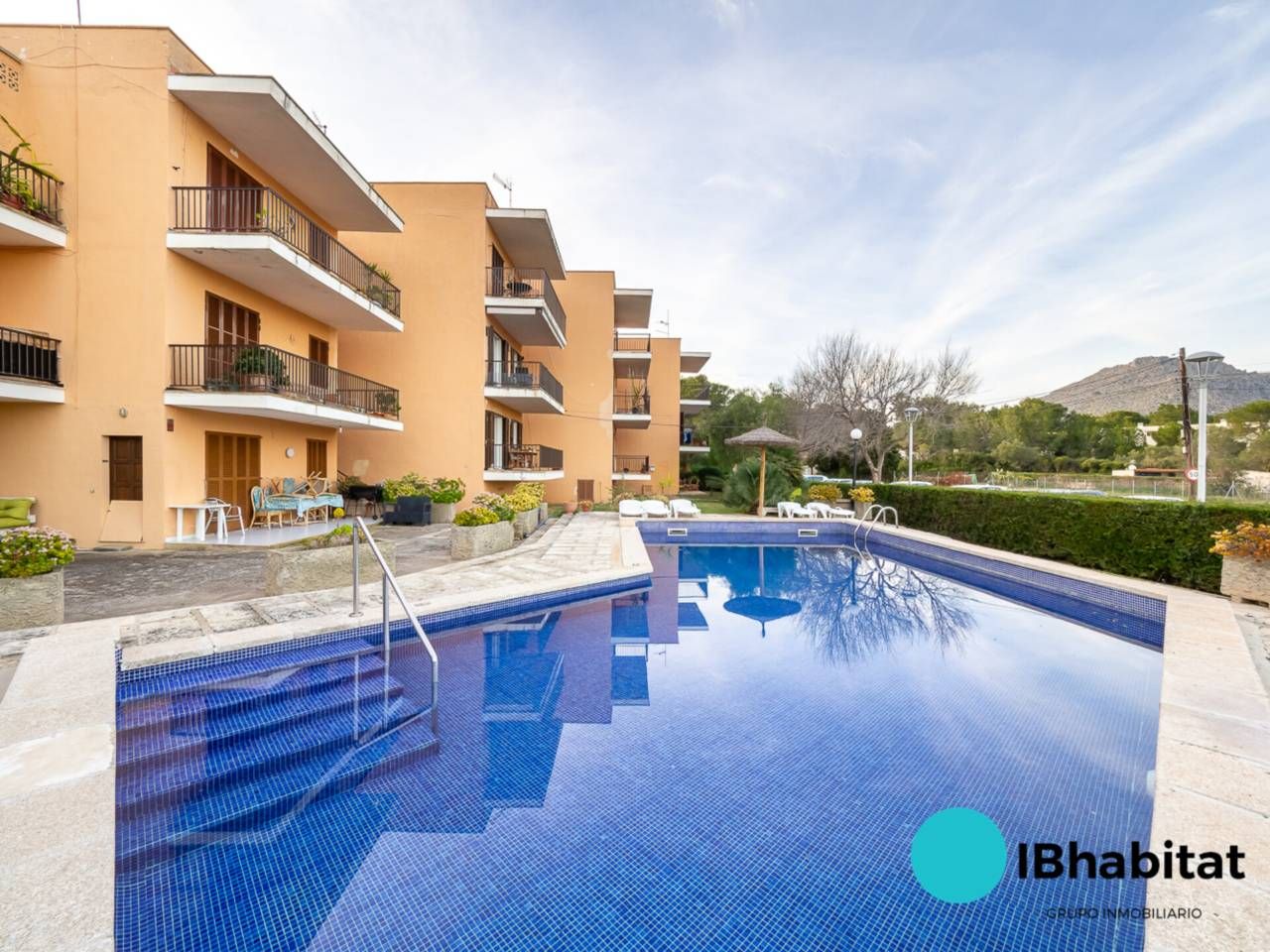 Piscina de Pis en venda en Pollença amb Aire condicionat, Moblat i Balcó