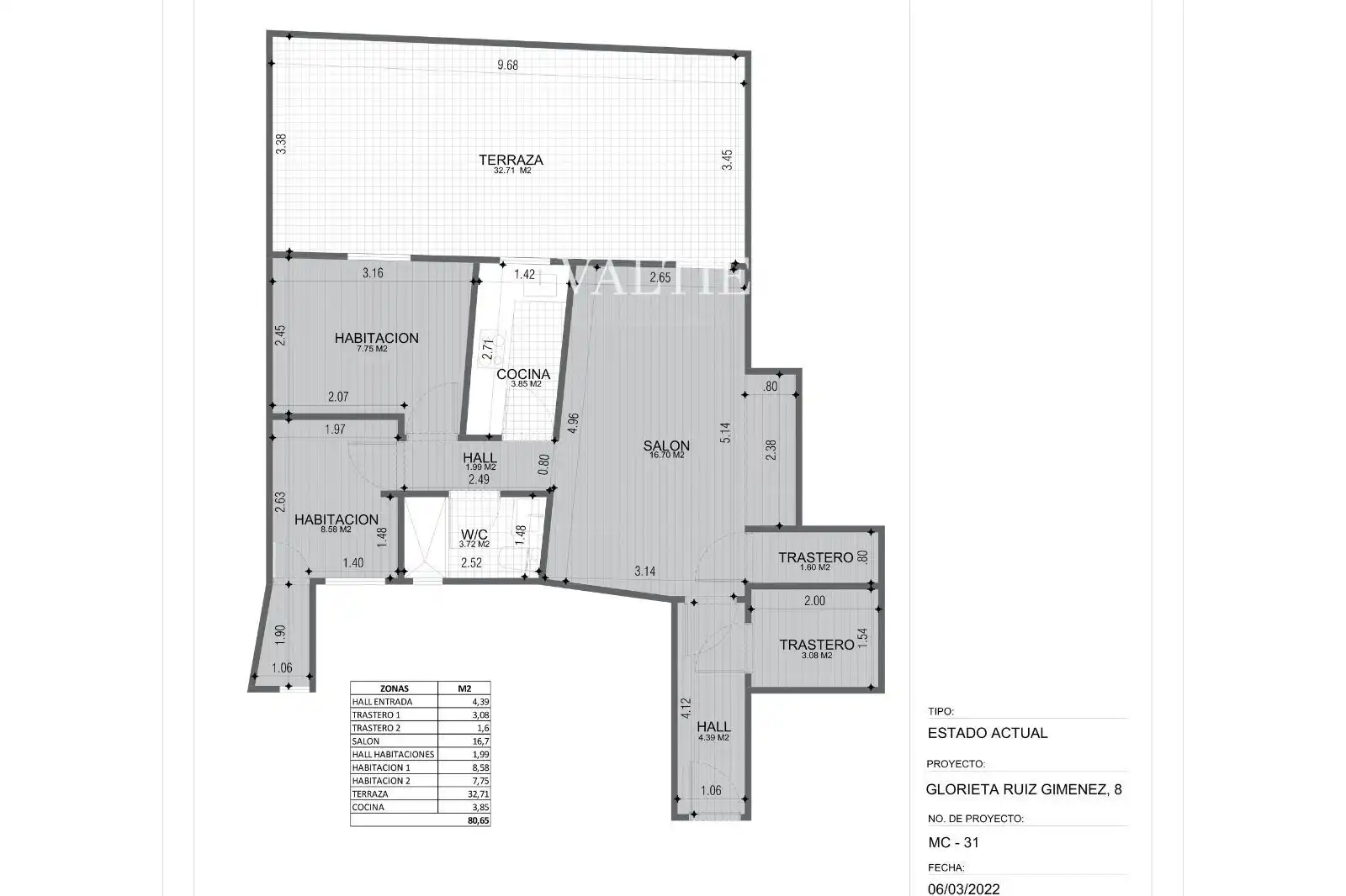 Penthouse with lift for sale in Glorieta de Ruiz Giménez, imagen 8