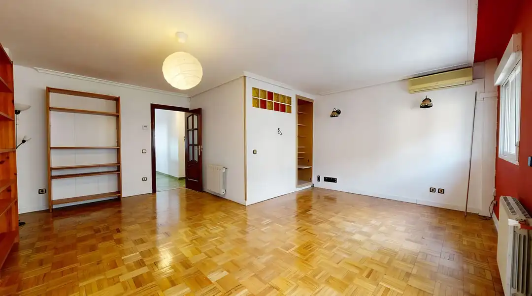 Sala de estar de Piso de alquiler en Madrid con Aire acondicionado, Calefacción y Terraza