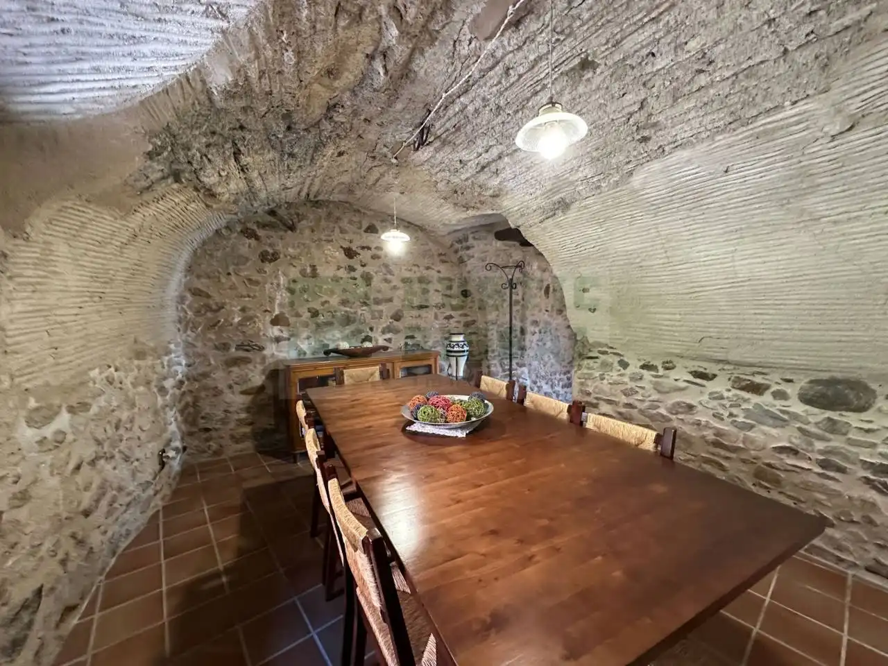 Dining room of Country homes for rent in Cruïlles, Monells I Sant Sadurní de L'Heura  with Heating, Terrace and Furnished