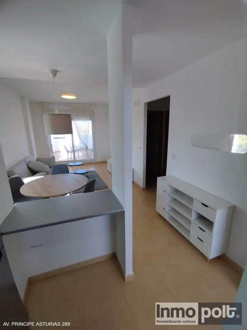 Sala de estar de Apartamento de alquiler en Torre-Pacheco con Jardín privado, Terraza y Amueblado