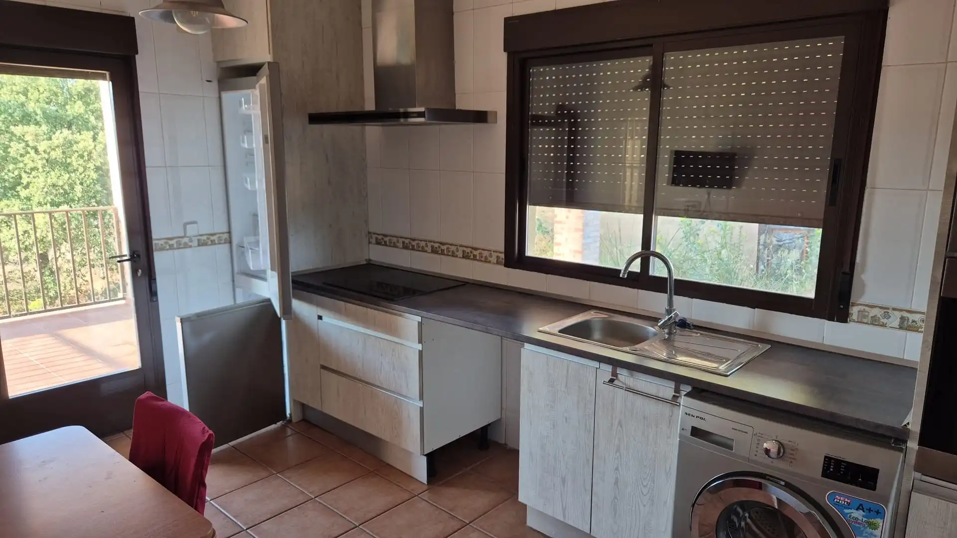 Kitchen of Houses for sale in San Román de los Montes  with Air Conditioner, Heating and Private garden