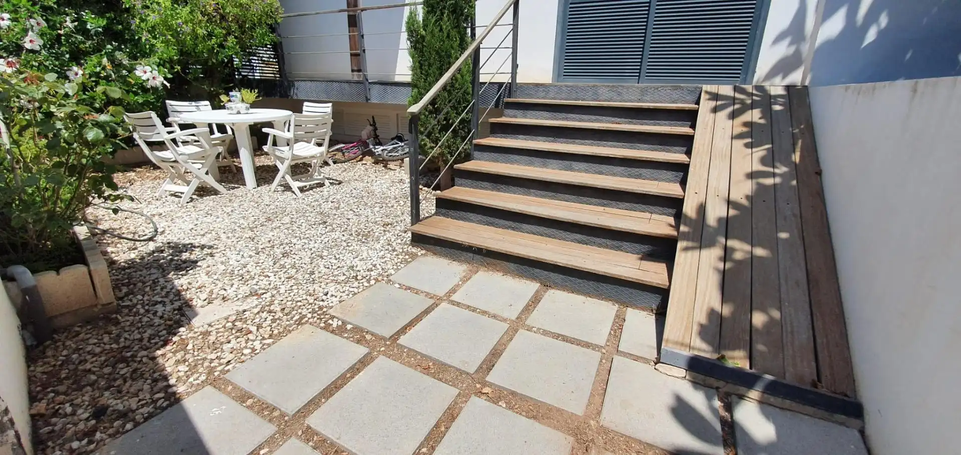Terraza de Casa o chalet de alquiler en Almería con Aire acondicionado, Jardín privado y Terraza