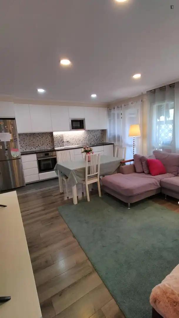 Sala d'estar de Apartament per a compartir en Getxo  amb Calefacció, Moblat i Forn