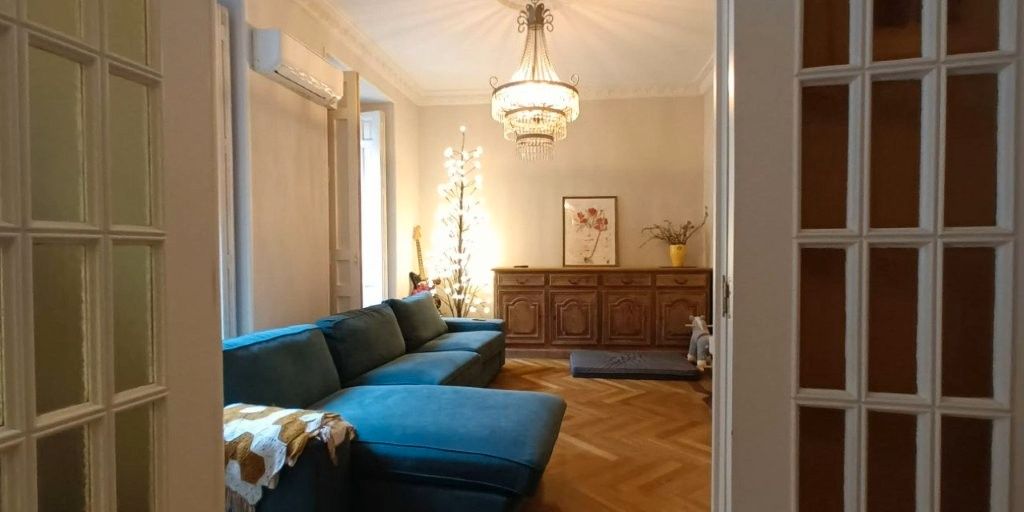 Sala d'estar de Pis en venda en  Madrid Capital amb Aire condicionat, Calefacció i Traster