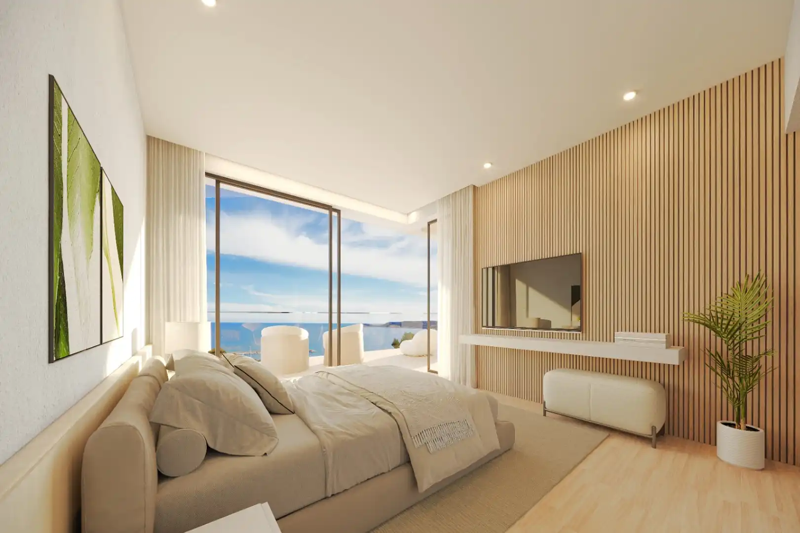 Bedroom of Houses for sale in Jávea / Xàbia  with Air Conditioner, Heating and Private garden