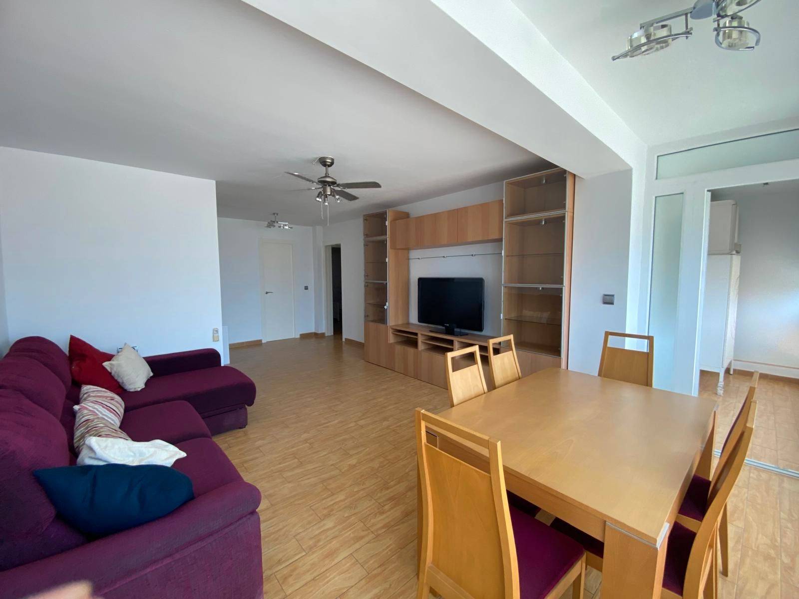 Living room of Flat to rent in Málaga Capital  with Air Conditioner, Terrace and Furnished