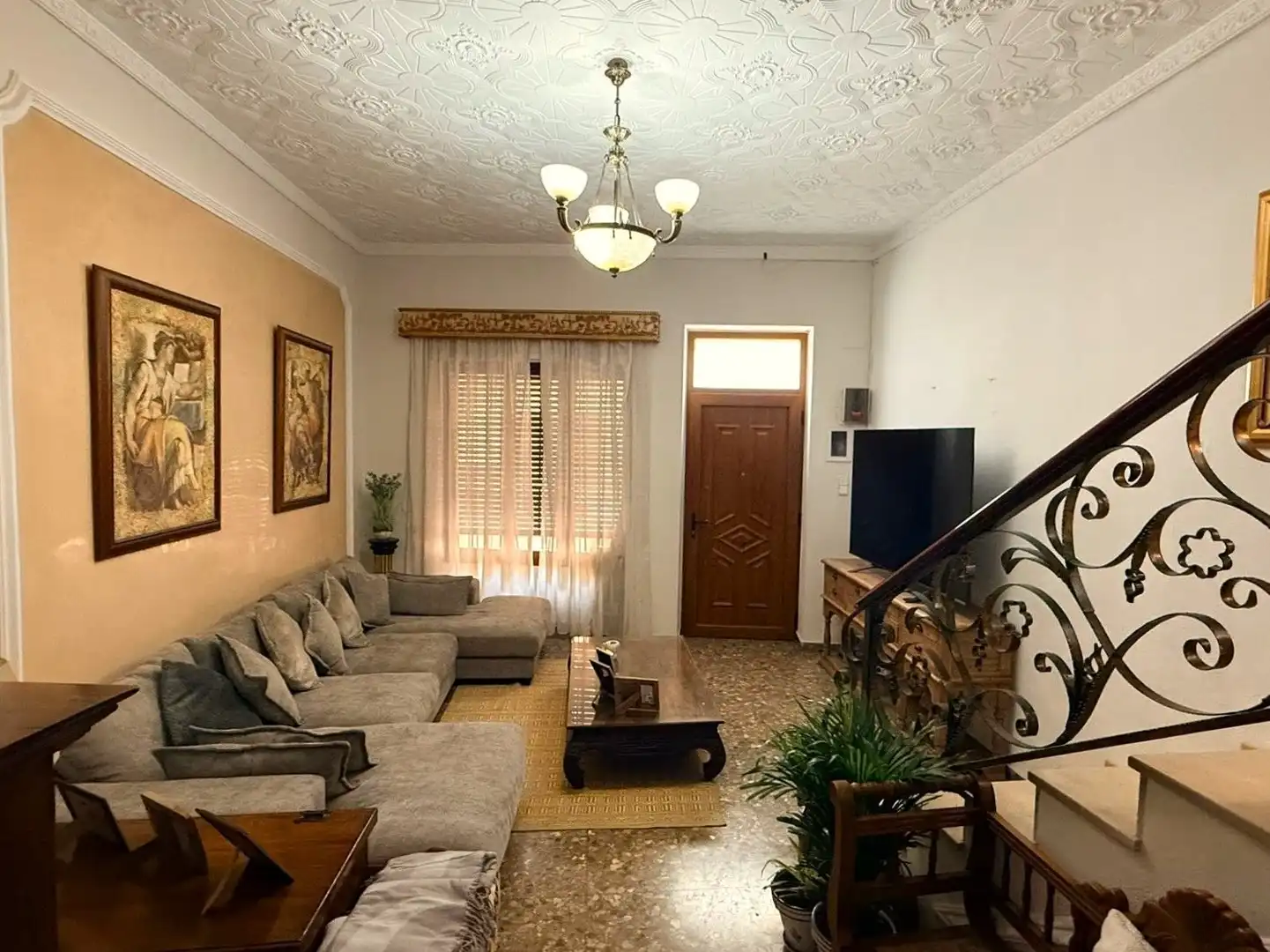 Sala d'estar de Finca rústica en venda en Ontinyent amb Aire condicionat i Calefacció