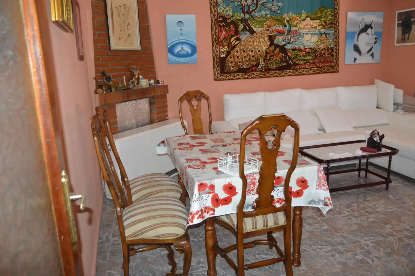 Dining room of Houses for sale in Huete  with Furnished