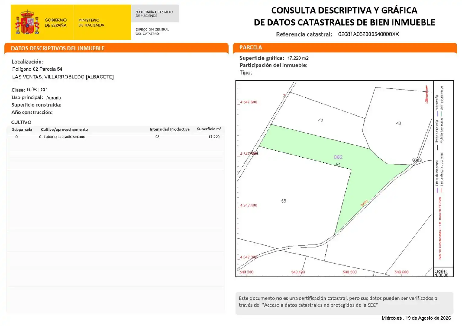 Terreny rústic en venda a 62, imagen 4