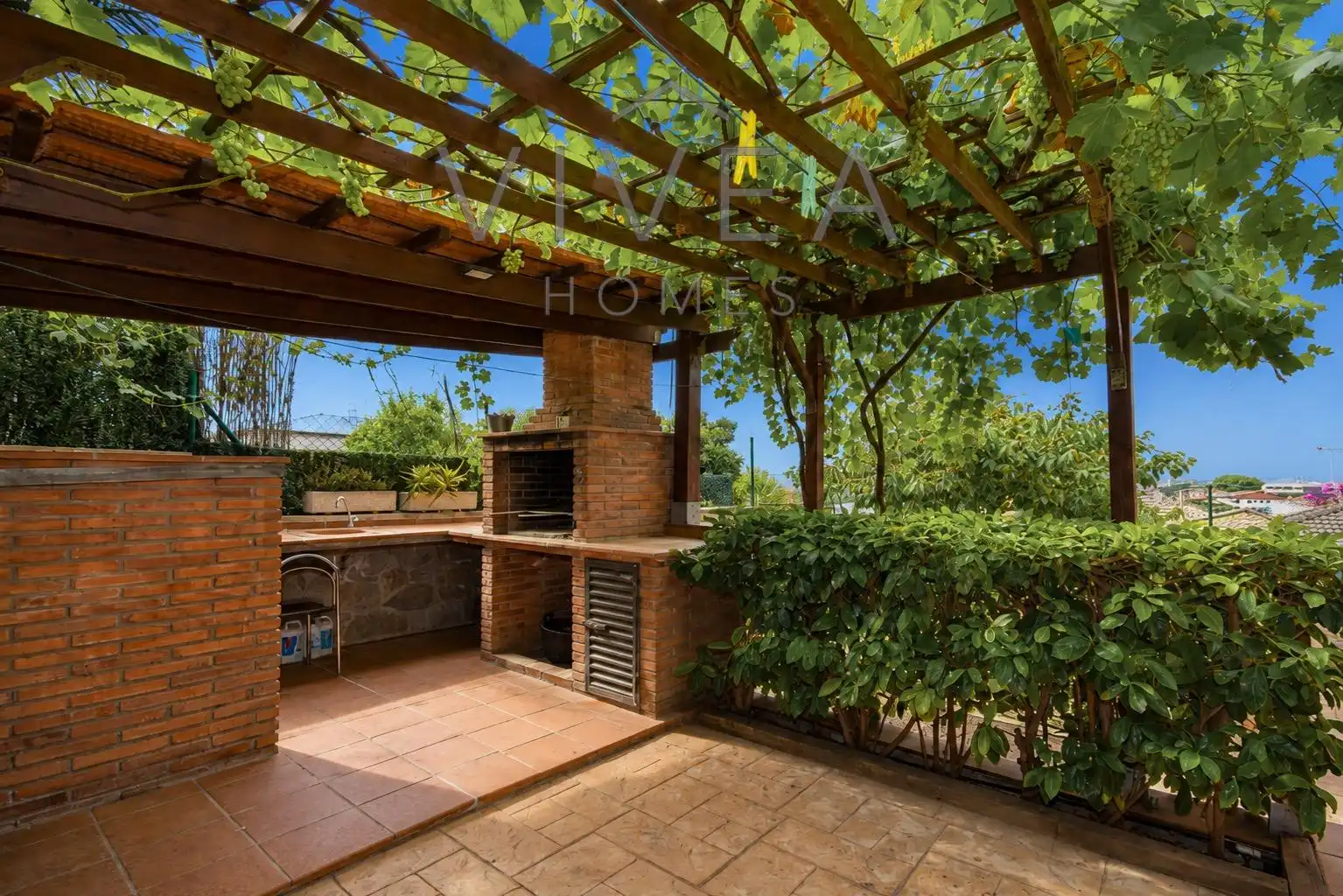 Terraza de Casa o chalet en venta en Sabadell con Aire acondicionado, Calefacción y Jardín privado