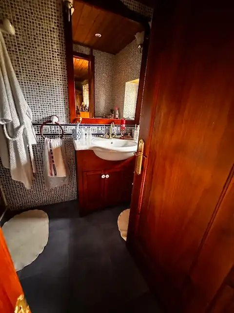 Baño de Casa adosada en venta en Candamo con Calefacción, Jardín privado y Terraza