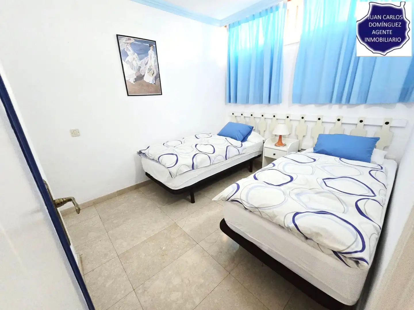 Dormitori de Apartament de lloguer en San Bartolomé de Tirajana amb Terrassa, Moblat i Piscina comunitària