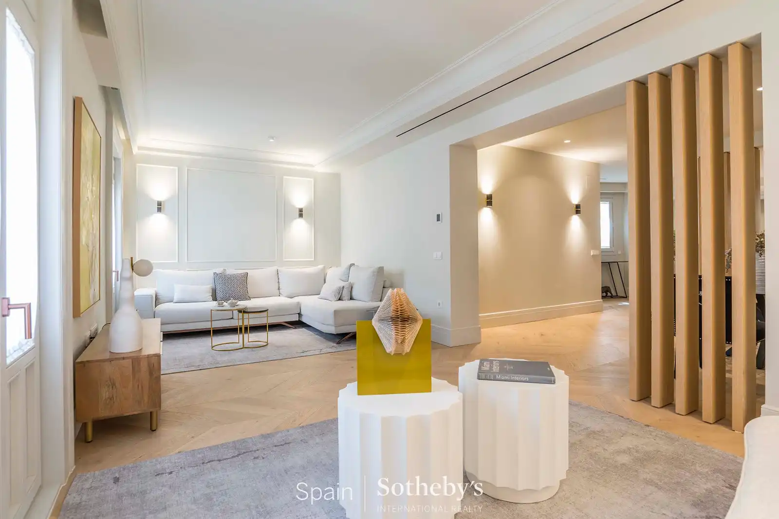Sala de estar de Apartamento en venta en  Madrid Capital con Aire acondicionado, Calefacción y Terraza