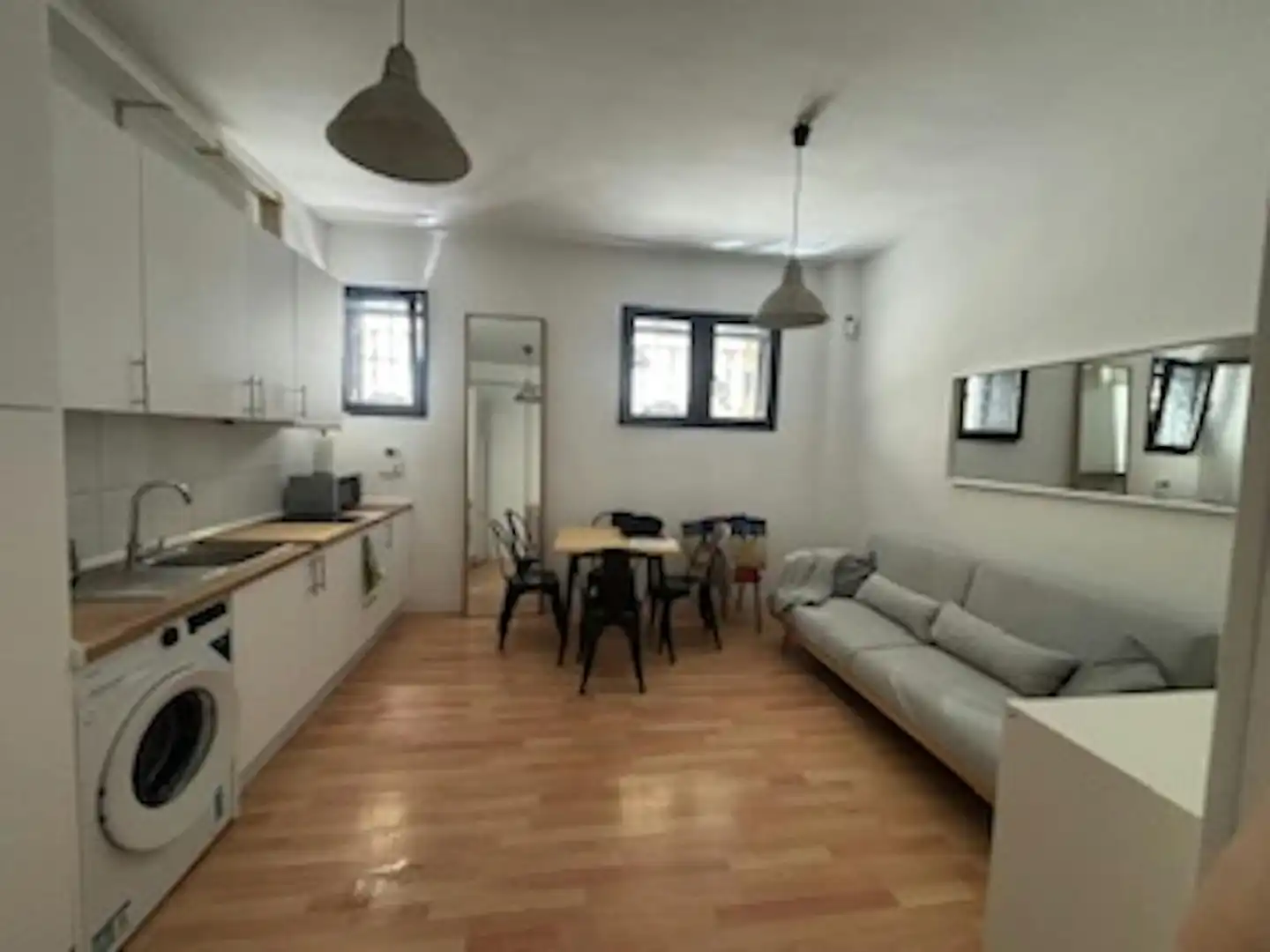 Kitchen of Flat for rent in Madrid  with Heating, Furnished and Washing machine
