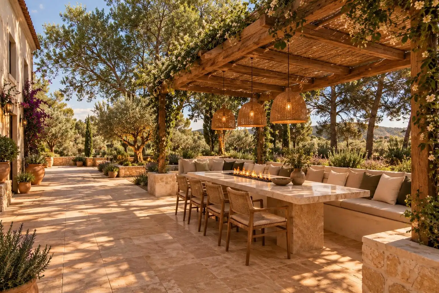 Terrasse von Country house zum Verkauf in Monóvar  / Monòver mit Privatgarten und Schwimmbad