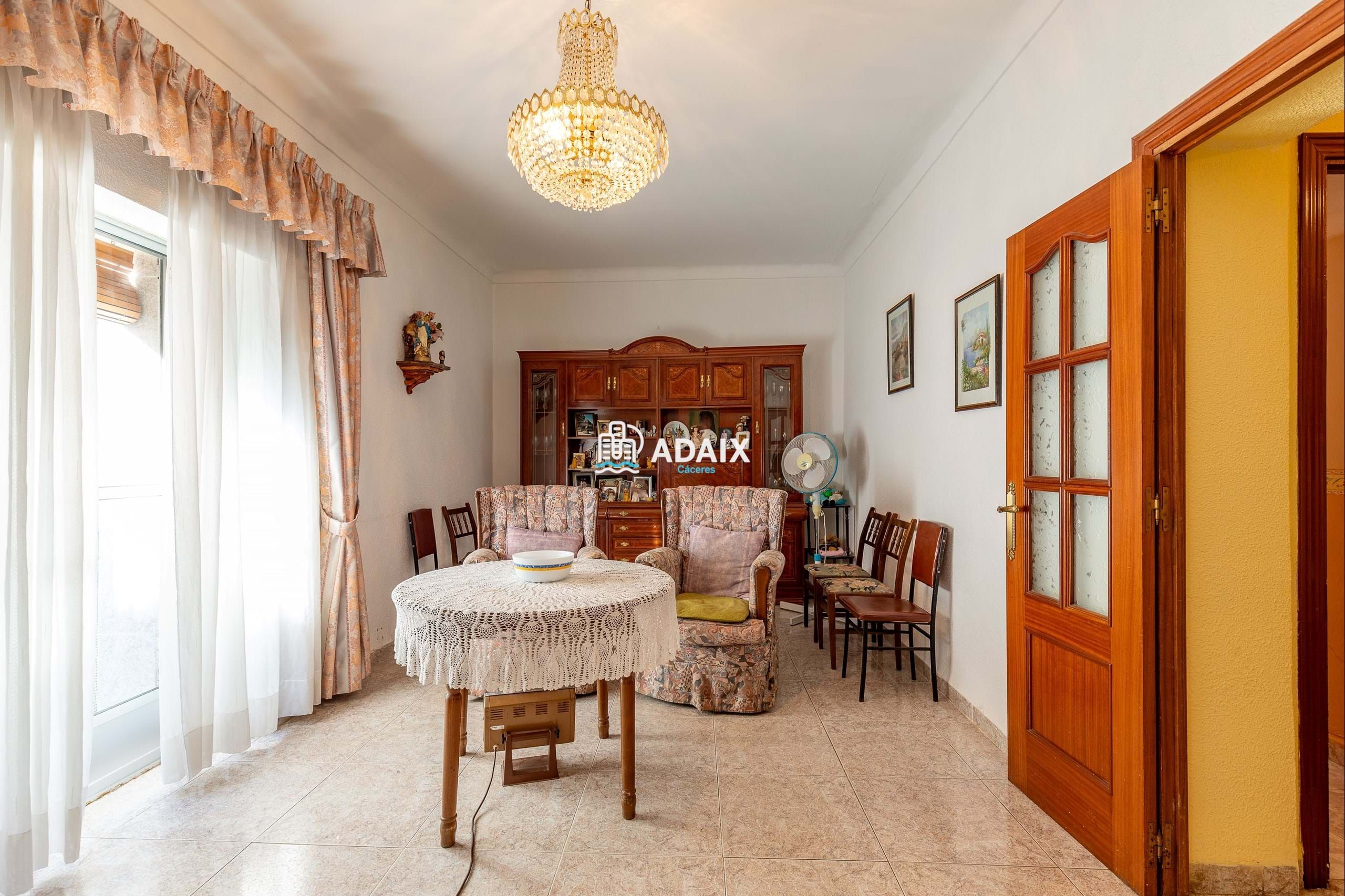 Dining room of Flat for sale in Cáceres Capital  with Furnished and Balcony