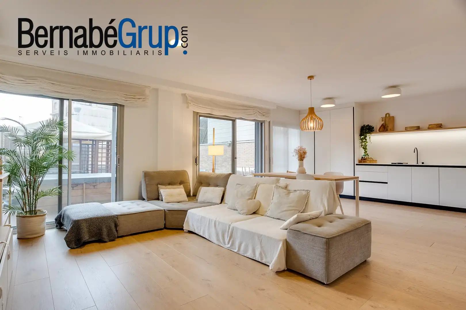 Sala de estar de Piso en venta en Granollers con Aire acondicionado, Calefacción y Parquet