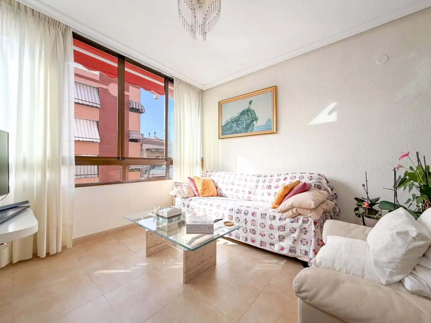 Sala d'estar de Apartament en venda en El Campello amb Aire condicionat i Traster