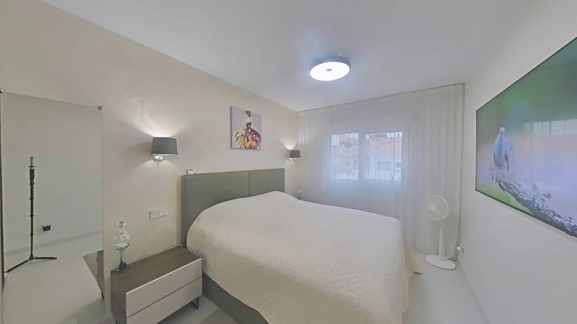 Dormitori de Apartament en venda en San Pedro del Pinatar amb Aire condicionat, Moblat i Balcó