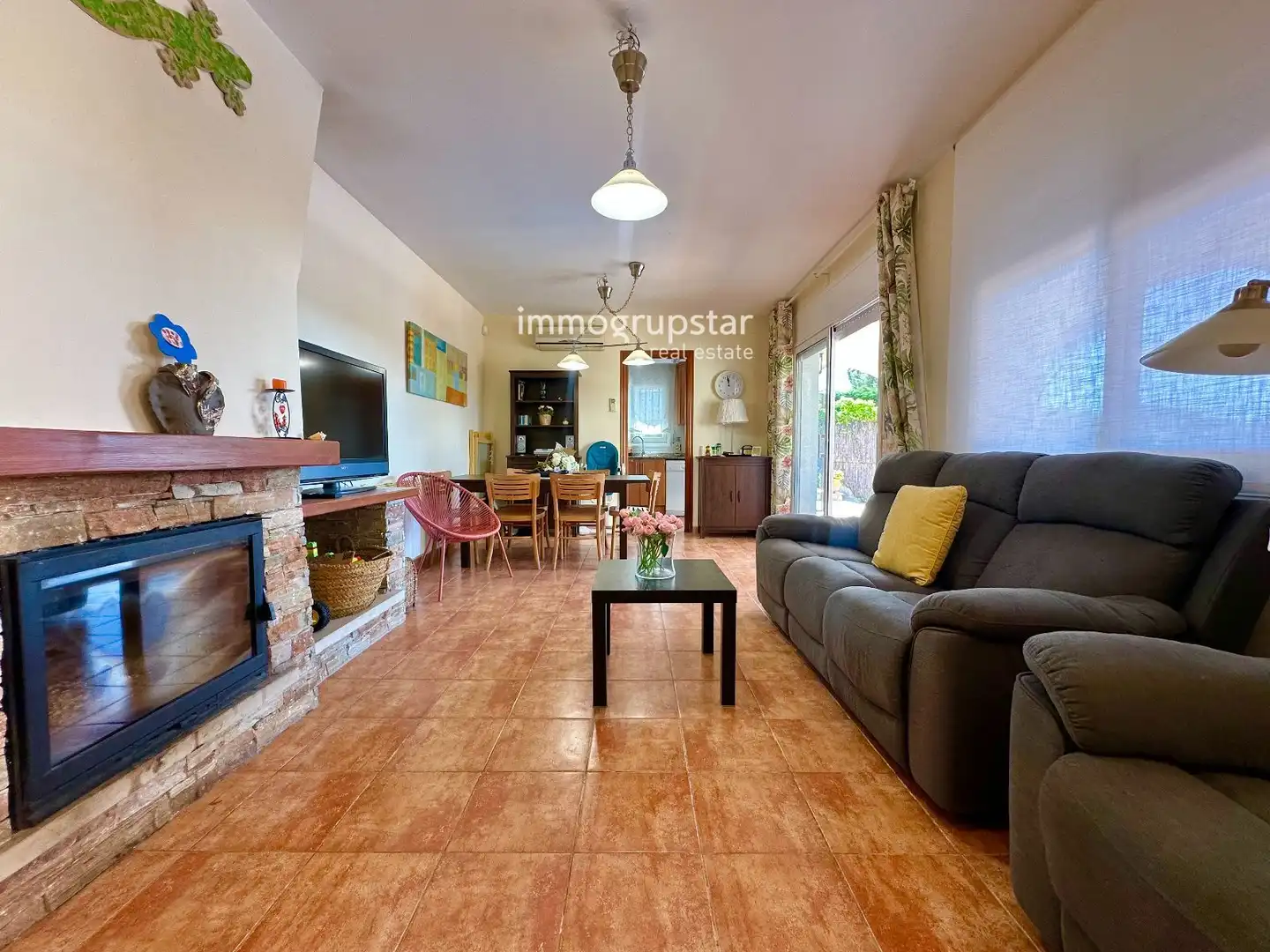 Sala d'estar de Casa o xalet en venda en Calonge i Sant Antoni amb Aire condicionat, Calefacció i Terrassa