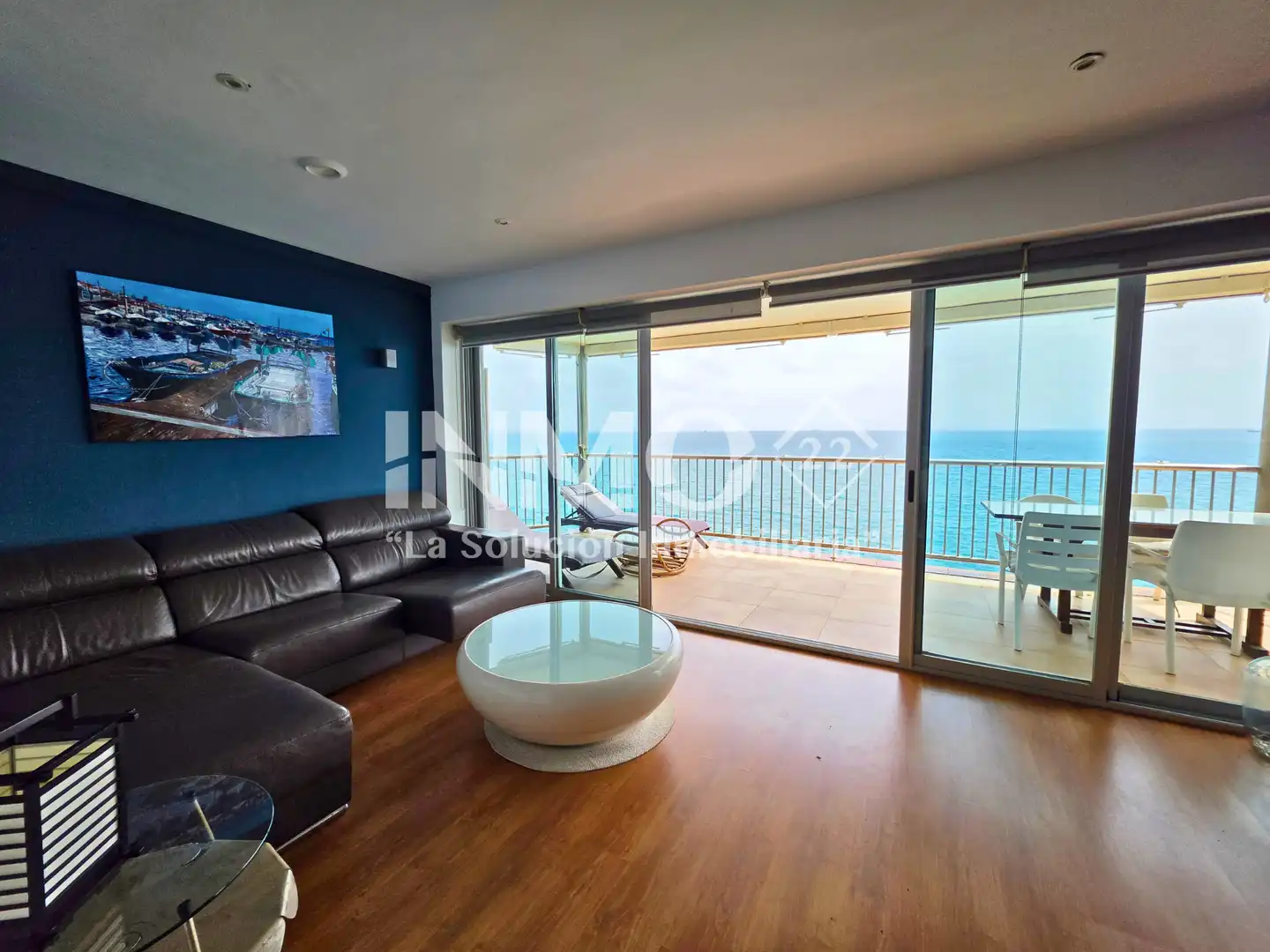 Sala de estar de Apartamento en venta en Salou con Aire acondicionado, Parquet y Terraza