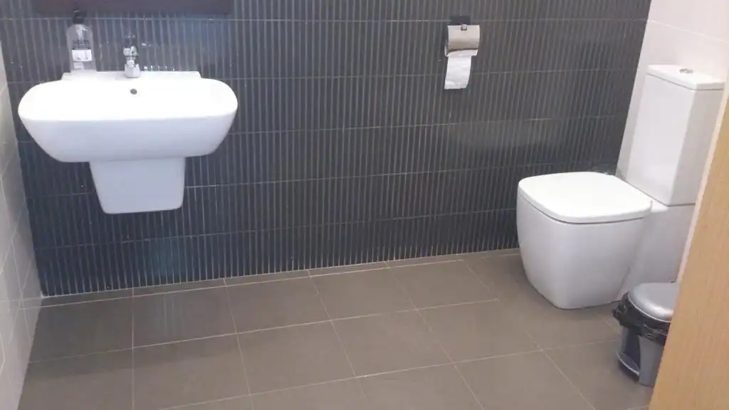 Bany de Oficina de lloguer en Málaga amb Aire condicionat, Calefacció i Internet