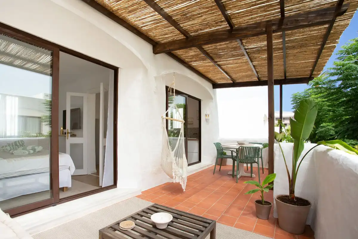 Terrace of Flat for sale in Estepona  with Air Conditioner, Terrace and Community pool