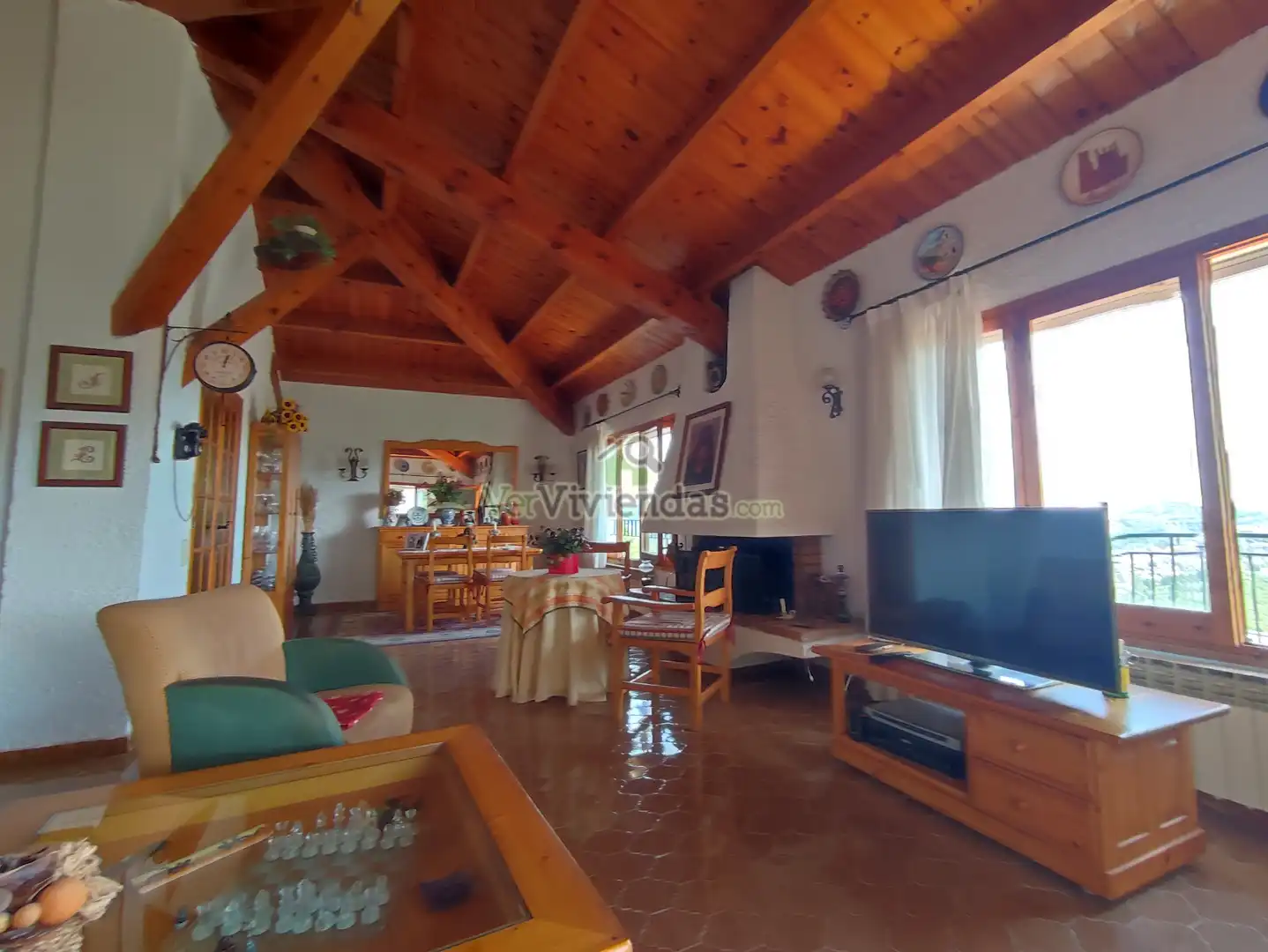 Sala de estar de Casa o chalet en venta en Vallirana con Calefacción, Jardín privado y Terraza