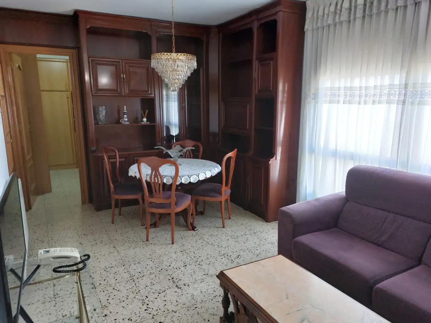 Living room of Flat for sale in L'Hospitalet de Llobregat  with Heating and Oven