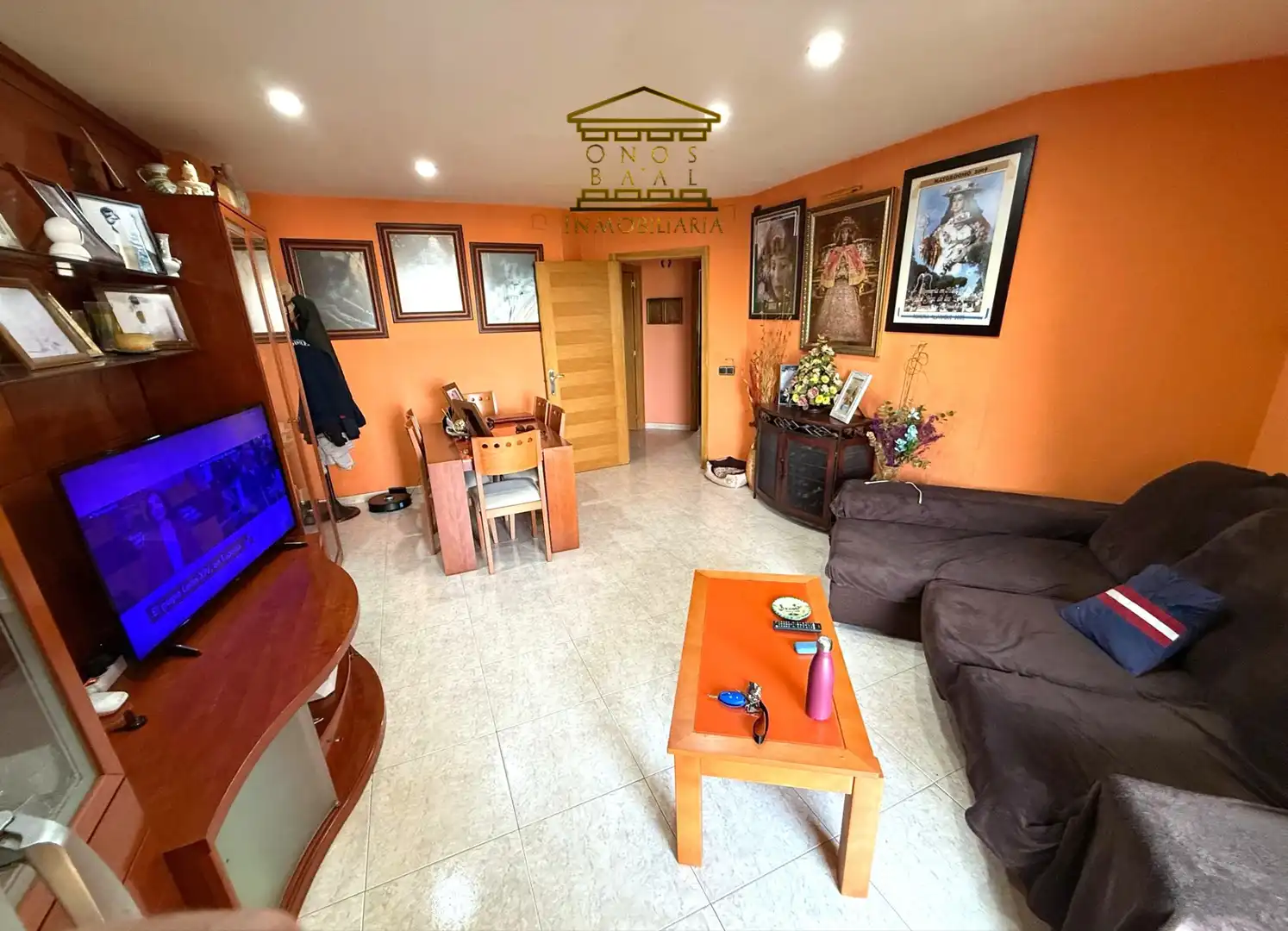 Sala de estar de Piso en venta en Huelva con Aire acondicionado y Amueblado